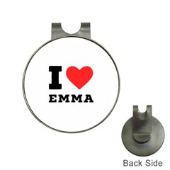 I Love Emma Hat Clips With Golf Markers by ilovewhateva