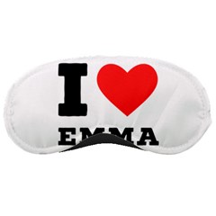 I Love Emma Sleeping Mask by ilovewhateva