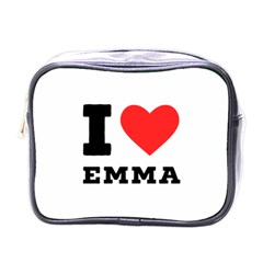 I Love Emma Mini Toiletries Bag (one Side) by ilovewhateva