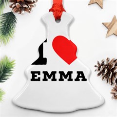 I Love Emma Ornament (christmas Tree)  by ilovewhateva