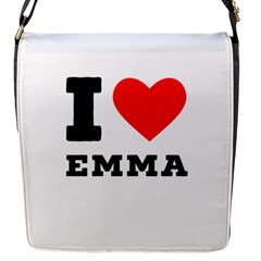 I Love Emma Flap Closure Messenger Bag (s) by ilovewhateva