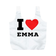 I Love Emma Full Print Recycle Bag (m) by ilovewhateva