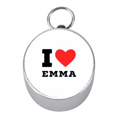 I Love Emma Mini Silver Compasses by ilovewhateva