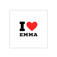 I Love Emma Satin Bandana Scarf 22  X 22  by ilovewhateva