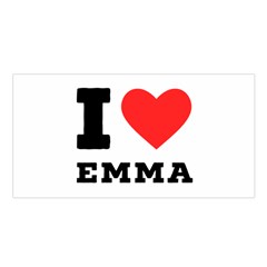 I Love Emma Satin Shawl 45  X 80  by ilovewhateva