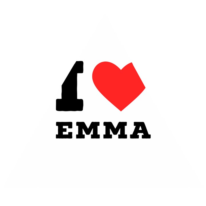 I love emma Wooden Puzzle Triangle