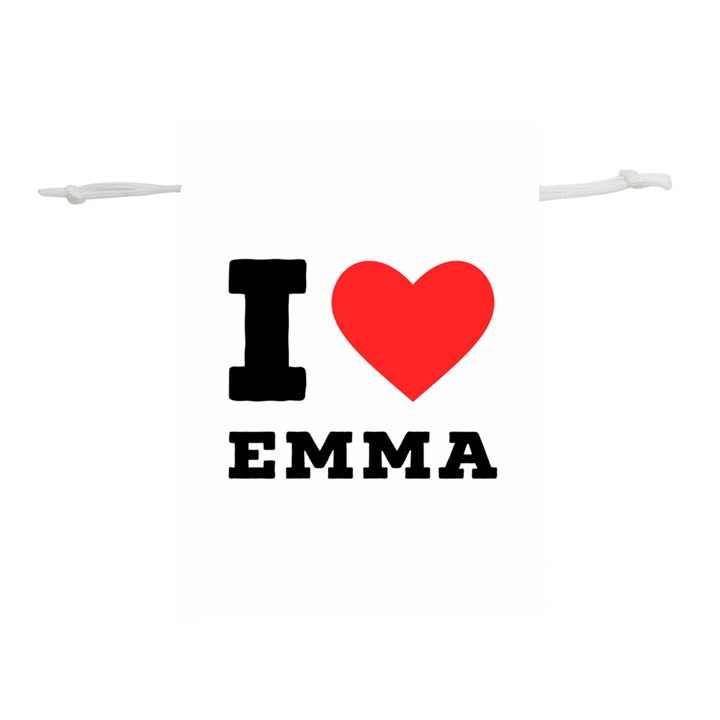 I love emma Lightweight Drawstring Pouch (M)