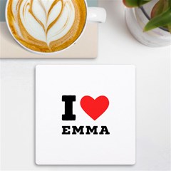 I Love Emma Uv Print Square Tile Coaster  by ilovewhateva