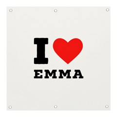 I Love Emma Banner And Sign 3  X 3  by ilovewhateva