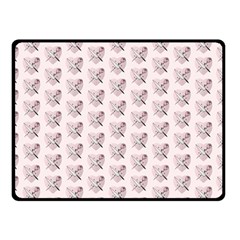 Hearts  Fleece Blanket (small) by littlepink