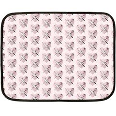 Hearts  Mini Fleece Blanket (single Sided) by littlepink