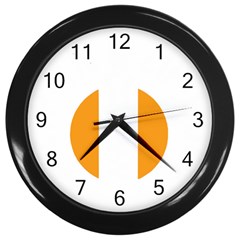 Zip Pay Special Series 16 Wall Clock (black) by Mrsondesign