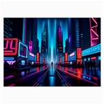 City People Cyberpunk Large Glasses Cloth Front