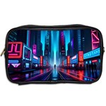 City People Cyberpunk Toiletries Bag (Two Sides) Back