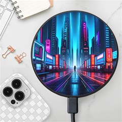 City People Cyberpunk Wireless Fast Charger(black) by Jancukart