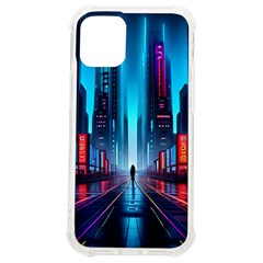 City People Cyberpunk Iphone 12 Mini Tpu Uv Print Case	 by Jancukart