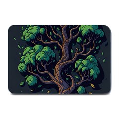 Tree Nature Cartoon Drawing Comic Plate Mats