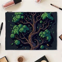 Tree Nature Cartoon Drawing Comic Cosmetic Bag (xl) by Jancukart