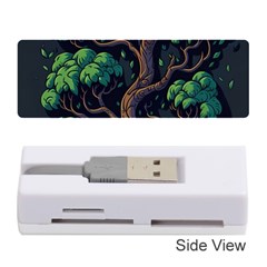 Tree Nature Cartoon Drawing Comic Memory Card Reader (stick) by Jancukart