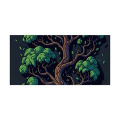 Tree Nature Cartoon Drawing Comic Yoga Headband by Jancukart