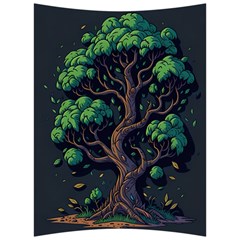 Tree Nature Cartoon Drawing Comic Back Support Cushion