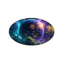 Fantasy People Mysticism Composing Sticker Oval (10 Pack) by Jancukart