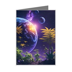 Fantasy People Mysticism Composing Mini Greeting Card