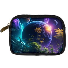 Fantasy People Mysticism Composing Digital Camera Leather Case