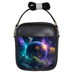 Fantasy People Mysticism Composing Girls Sling Bag