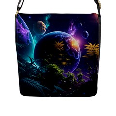 Fantasy People Mysticism Composing Flap Closure Messenger Bag (l) by Jancukart