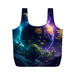 Fantasy People Mysticism Composing Full Print Recycle Bag (m)