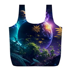 Fantasy People Mysticism Composing Full Print Recycle Bag (l) by Jancukart