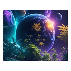 Fantasy People Mysticism Composing Premium Plush Fleece Blanket (large)