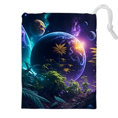 Fantasy People Mysticism Composing Drawstring Pouch (5xl) by Jancukart