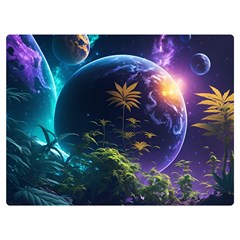 Fantasy People Mysticism Composing Premium Plush Fleece Blanket (extra Small)