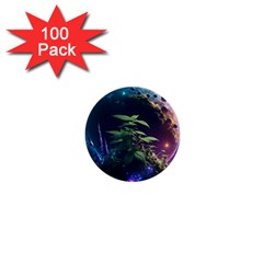 Fantasypeople Mysticism Composing 1  Mini Buttons (100 pack) 