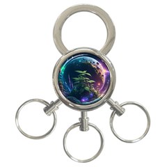 Fantasypeople Mysticism Composing 3-Ring Key Chain