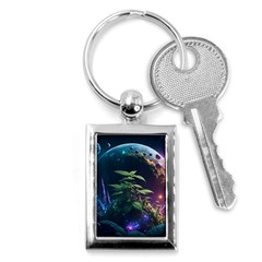 Fantasypeople Mysticism Composing Key Chain (rectangle)