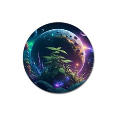 Fantasypeople Mysticism Composing Magnet 3  (Round)