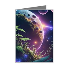 Fantasypeople Mysticism Composing Mini Greeting Card