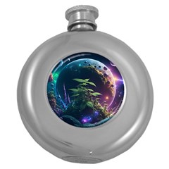 Fantasypeople Mysticism Composing Round Hip Flask (5 Oz) by Jancukart