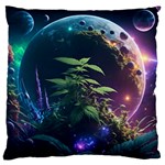 Fantasypeople Mysticism Composing Large Cushion Case (One Side) Front