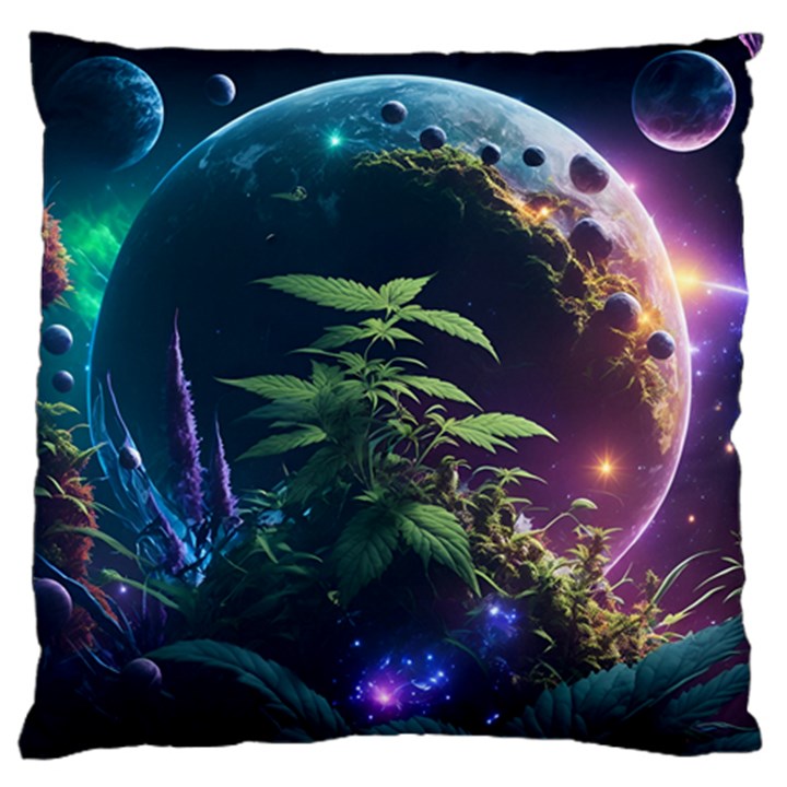 Fantasypeople Mysticism Composing Large Cushion Case (One Side)