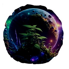 Fantasypeople Mysticism Composing Large 18  Premium Round Cushions