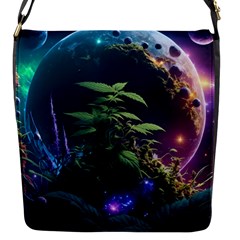 Fantasypeople Mysticism Composing Flap Closure Messenger Bag (s)