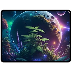 Fantasypeople Mysticism Composing Fleece Blanket (Large)