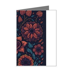 Flower Art Drawing Painting Spring Mini Greeting Card by Jancukart