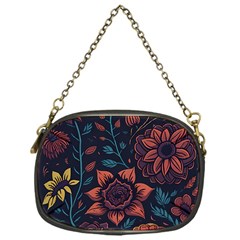 Flower Art Drawing Painting Spring Chain Purse (one Side) by Jancukart