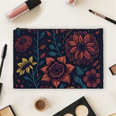 Flower Art Drawing Painting Spring Cosmetic Bag (large) by Jancukart