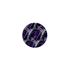 Purple Flower Rose Petals Plant 1  Mini Magnets by Jancukart